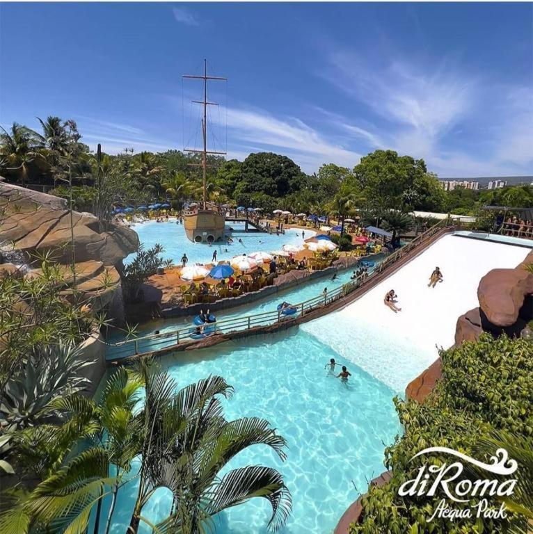 Apartamento Piazza Diroma Oficial Com Acesso Ao Acqua Park Vulcao Ate 5 Pessoas 2 *