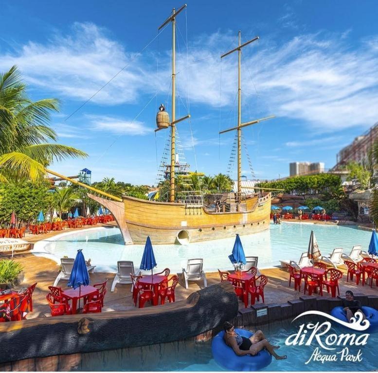 Apartment Piazza Diroma Oficial Com Acesso Ao Acqua Park Vulcao Ate 5 Pessoas 2 *